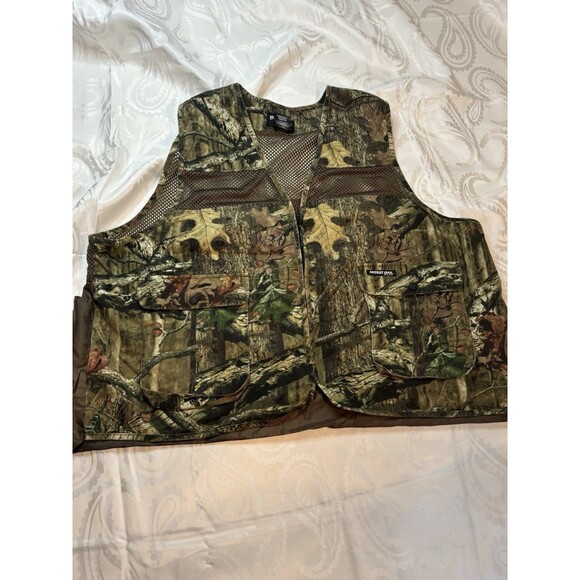 Mossy Oak Break-Up Infinity Vest Mens XL  2XL Camo Mesh Shooting Outdoor Hunting - Picture 1 of 8
